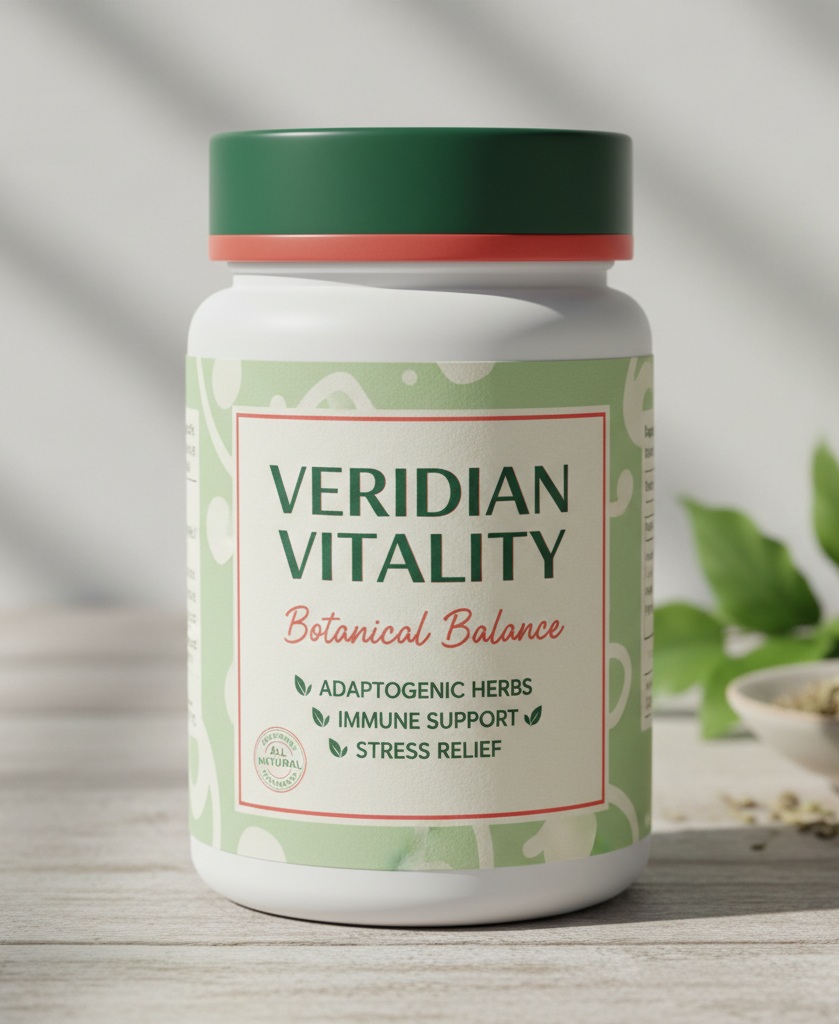 VERIDIAN VITALITY daily nutritional formula bottle